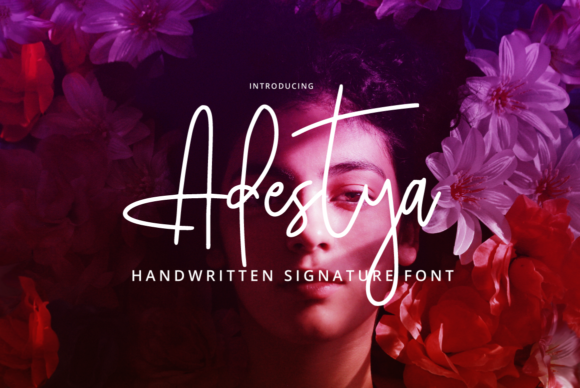 Adestya: A Handmade Font for Creative Web Design
