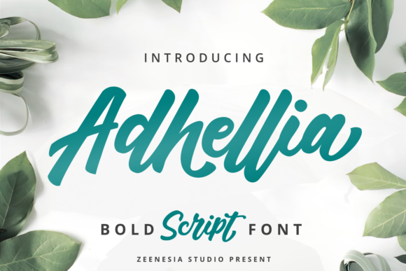 Adhellia: A Delicate Script for Elegant Design