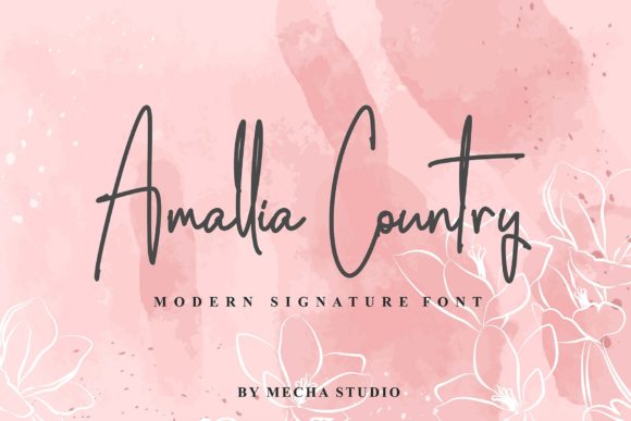 Amalia Country Font for Business