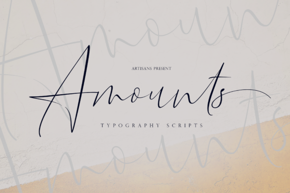 Amounts: A Font for Elegant Campaigns
