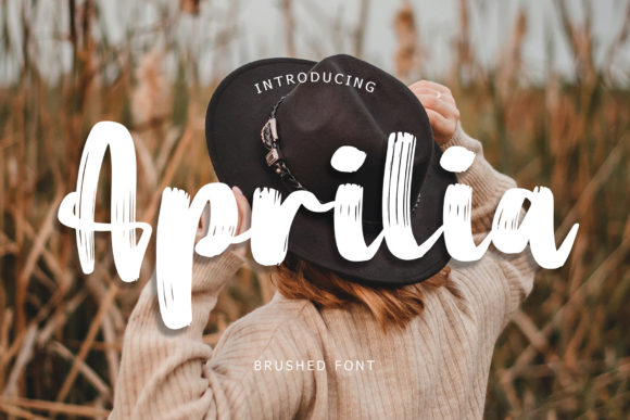 Aprilia: A Bold Handwritten Font for Editorial Design