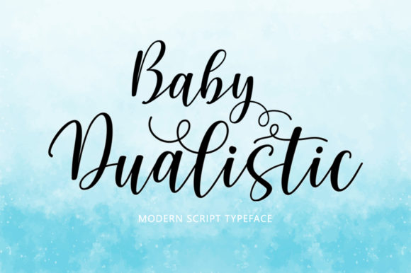 Baby Dualistic: A Stylish Font for Business Branding