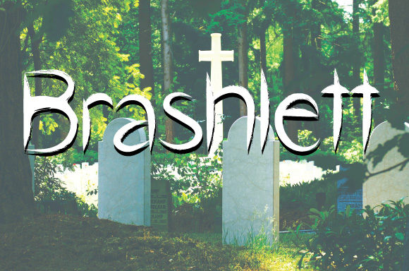 Brashlett: A Spooky Script Font