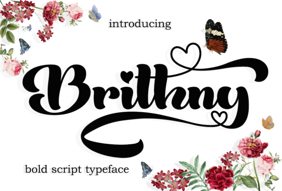 Brithny: A Creative Script Font