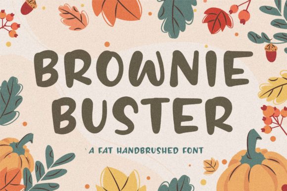 Brownie Buster Font for Creative Projects