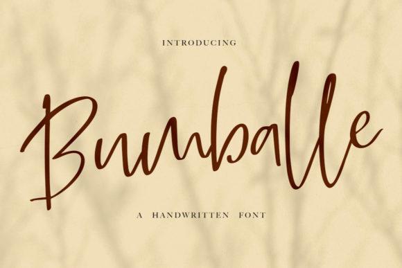 Bumballe: A Timeless Handwritten Font