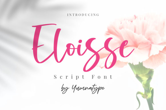 Eloisse: A Handwritten Font for Craft Creators