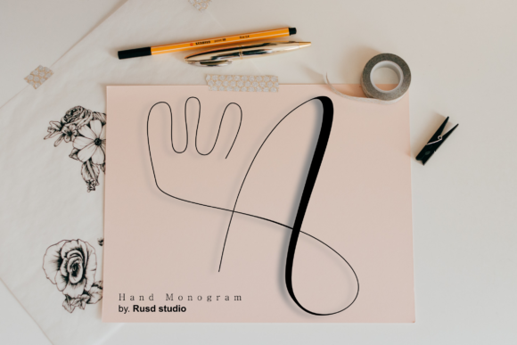 Hand Monogram Font Review