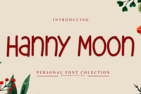 Hanny Moon: A Sweet, Handwritten Font for Real Design
