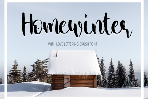 Home Winter Font for Business