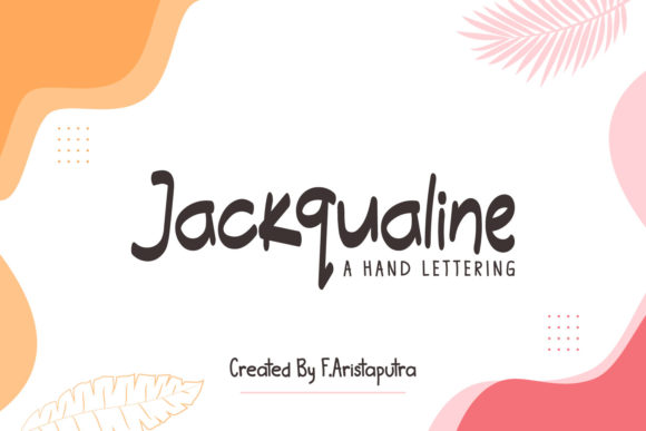 Jackqualine: A Quirky Handwritten Font