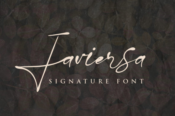 Javiersa: A Romantic Font for Business