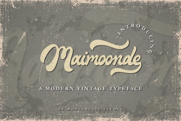Maimoonde: A Vintage Script for Creative Campaigns