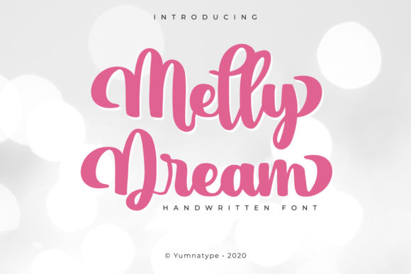 Melly Dream: A Handwritten Font for Web Design