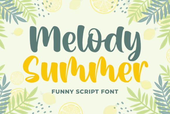Melody Summer Font Review
