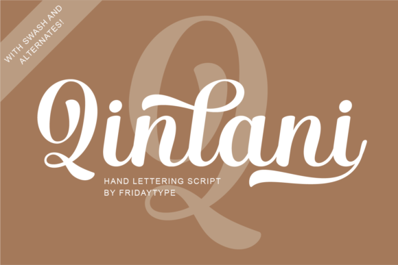 Qinlani: A Handwritten Font for Creative Projects