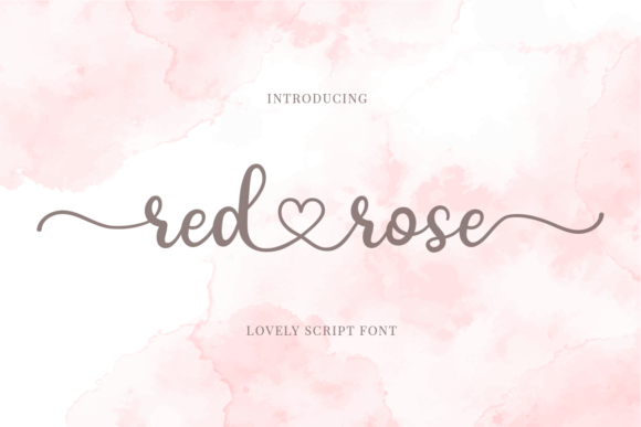 Red Rose Font for Professional Branding