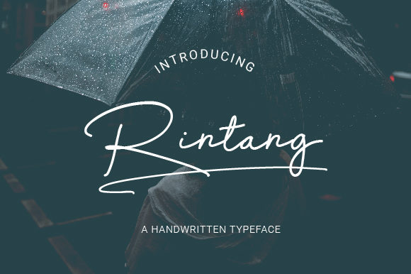 Rintang: A Stylish Handwritten Font