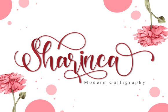 Sharinca: A Flowing Script for Elegant Design
