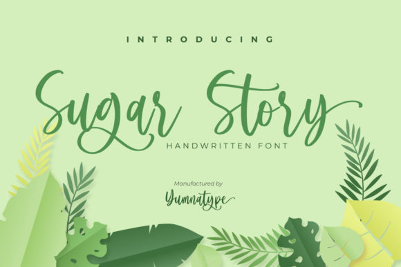 Sugar Story: A Sweet Script Font