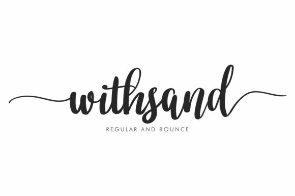 Withsand: A Bold Handwritten Font